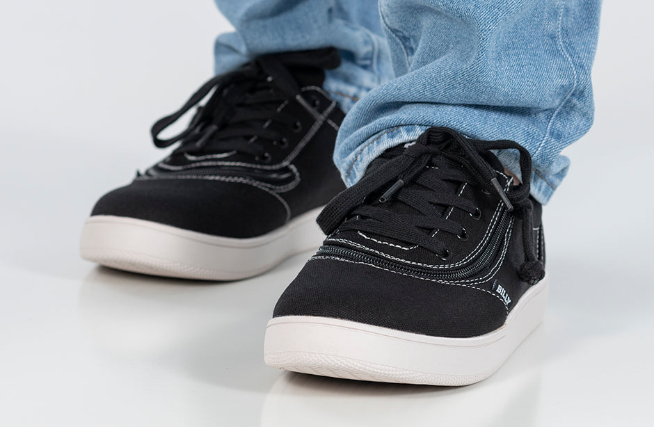 Erkek Siyah/Beyaz Stitch BILLY Spor Ayakkabı Alçaks