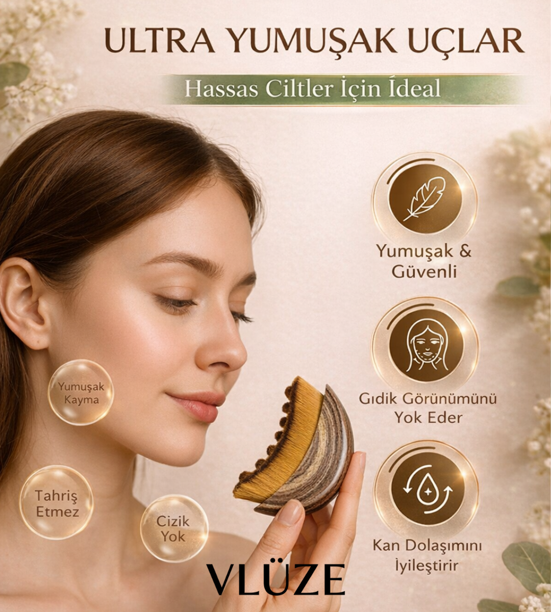 Lenf Drenaj ve Çene Şekillendirme Fırçası