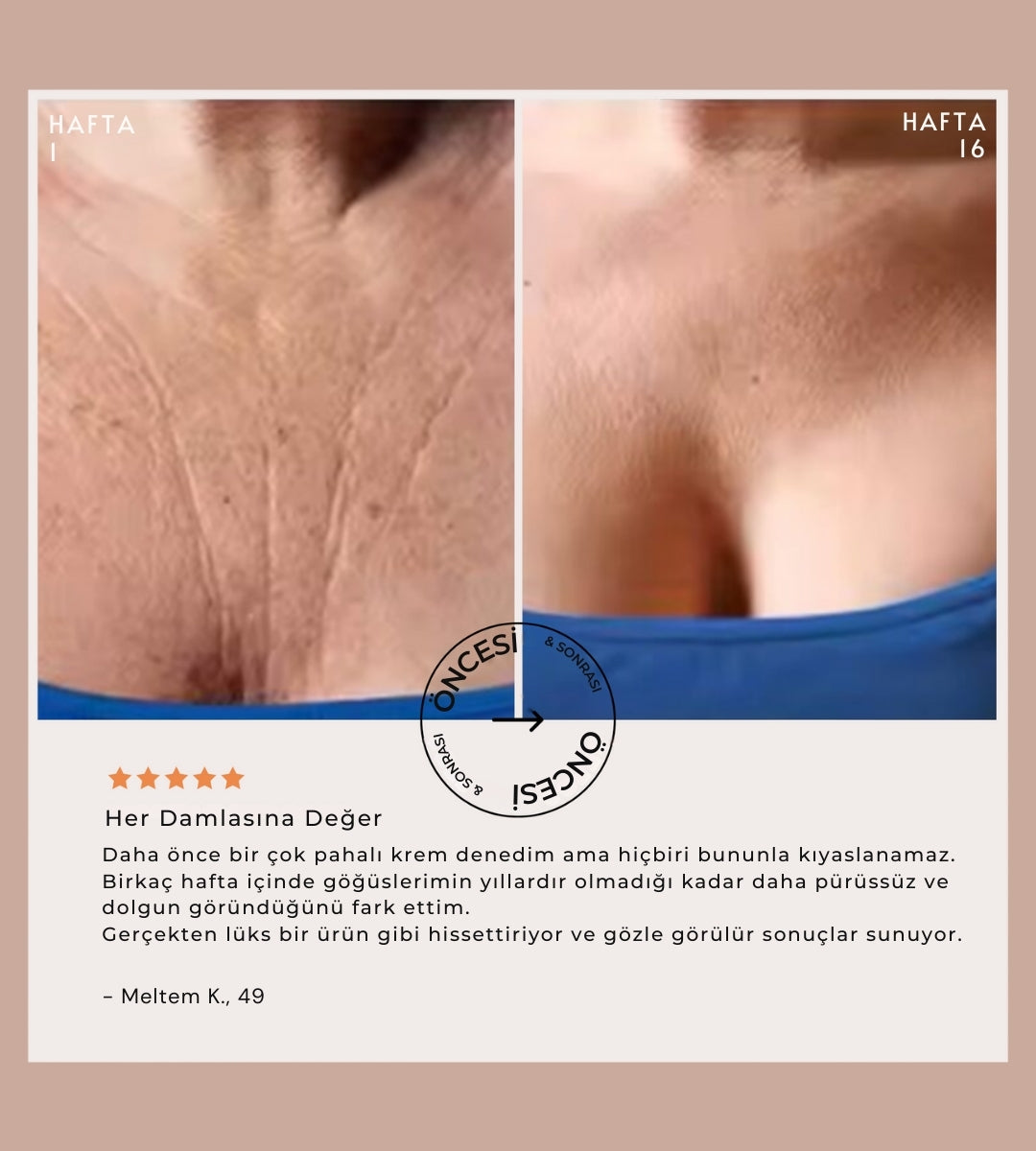 Göğüs Kırışıklık Karşıtı Serum