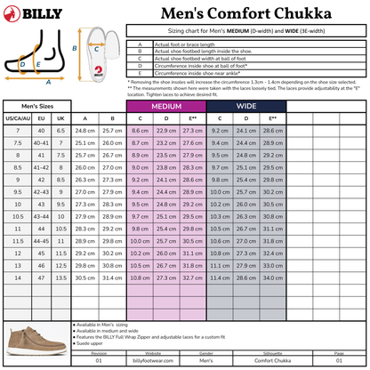 Erkek Siyah Süet BILLY Konfor Chukka