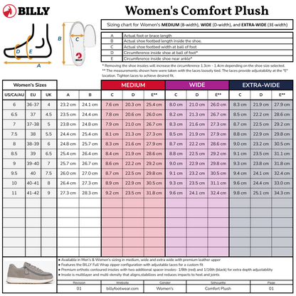 Kadın Siyah Deri BILLY Konfor Plush