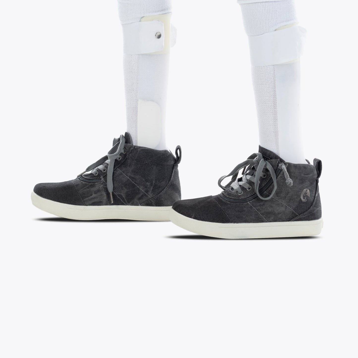 Siyah Acid Wash BILLY D|R II Short Wrap Bilekli