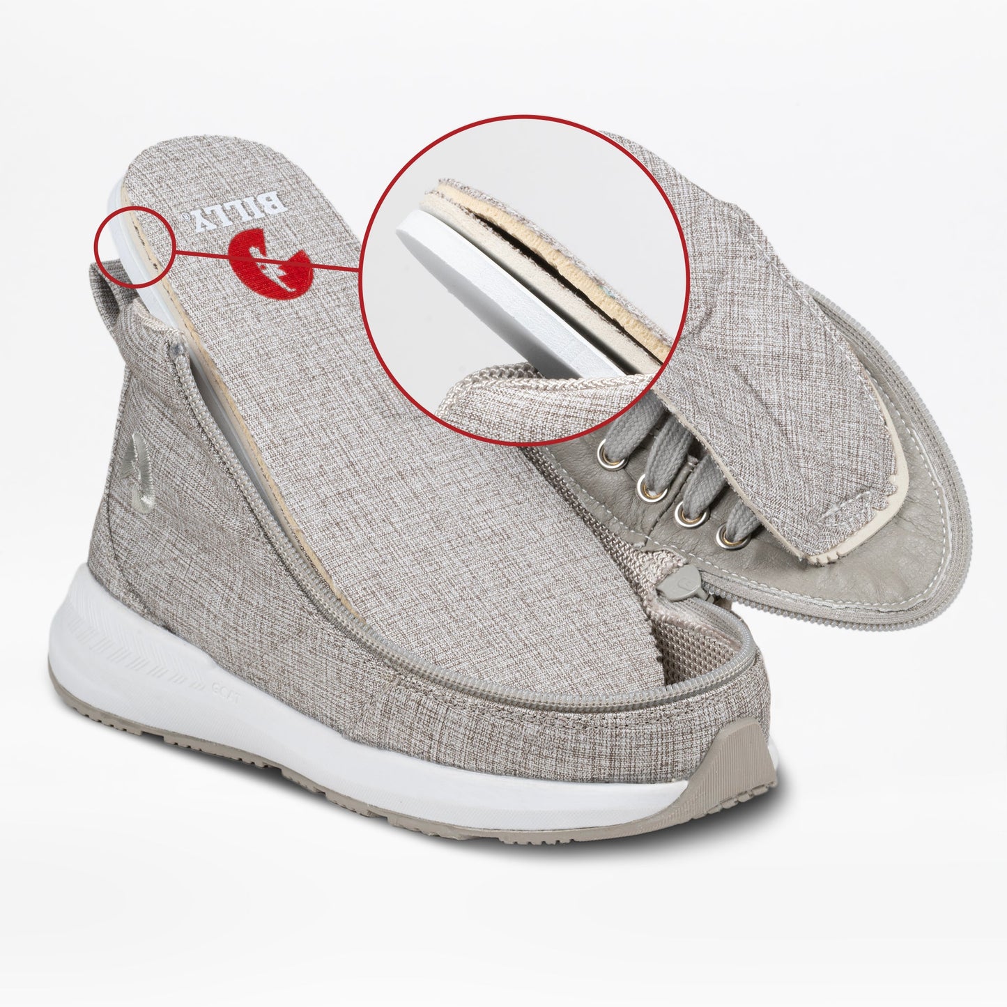 Gri Jersey BILLY Goat Klasik Bilekli