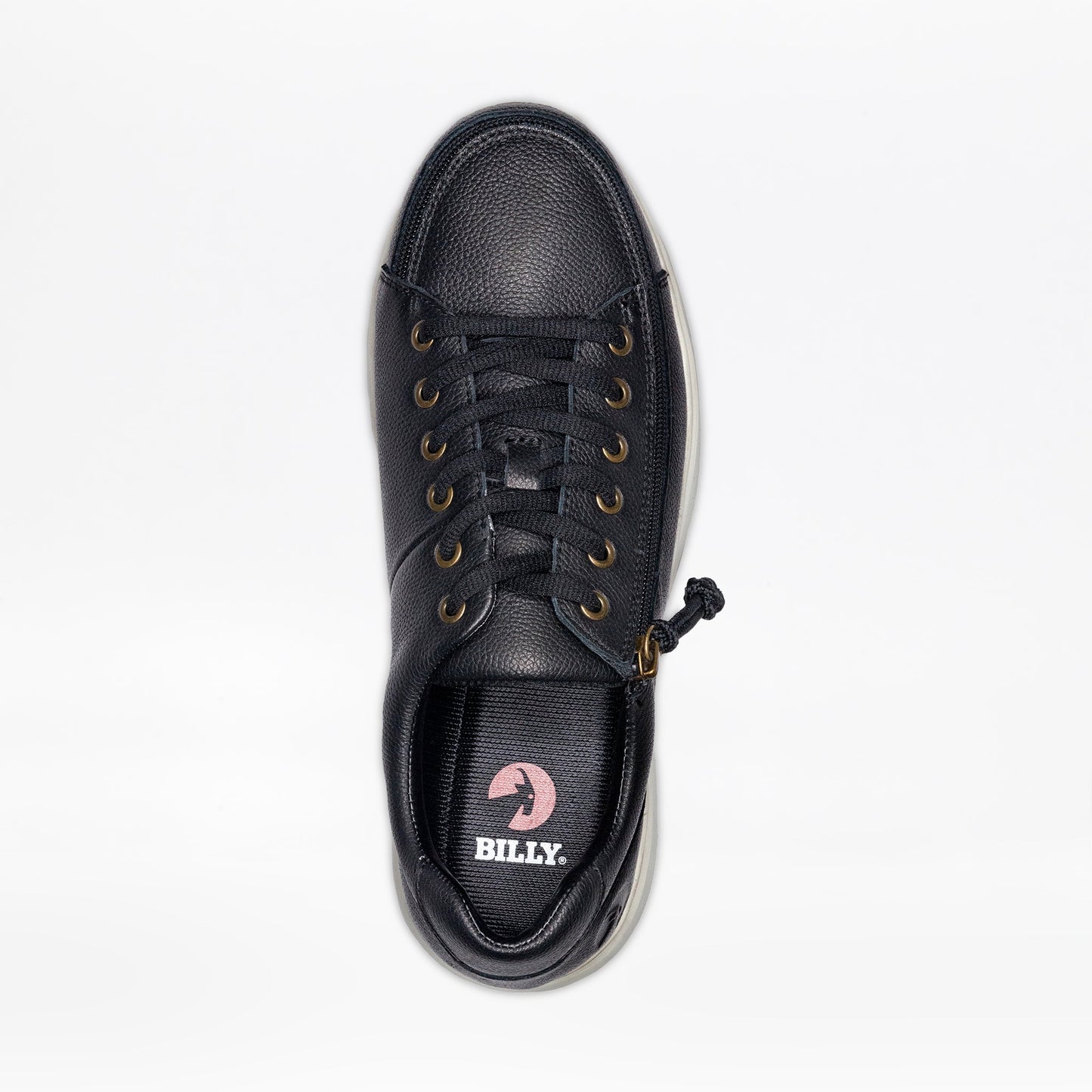 Erkek Siyah Deri BILLY Konfor Alçak