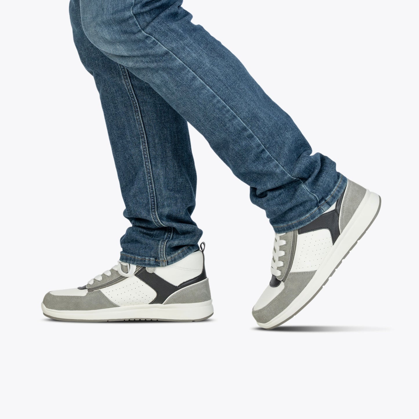 Erkek Beyaz/Gri/Siyah BILLY Konfor DZ Bilekli