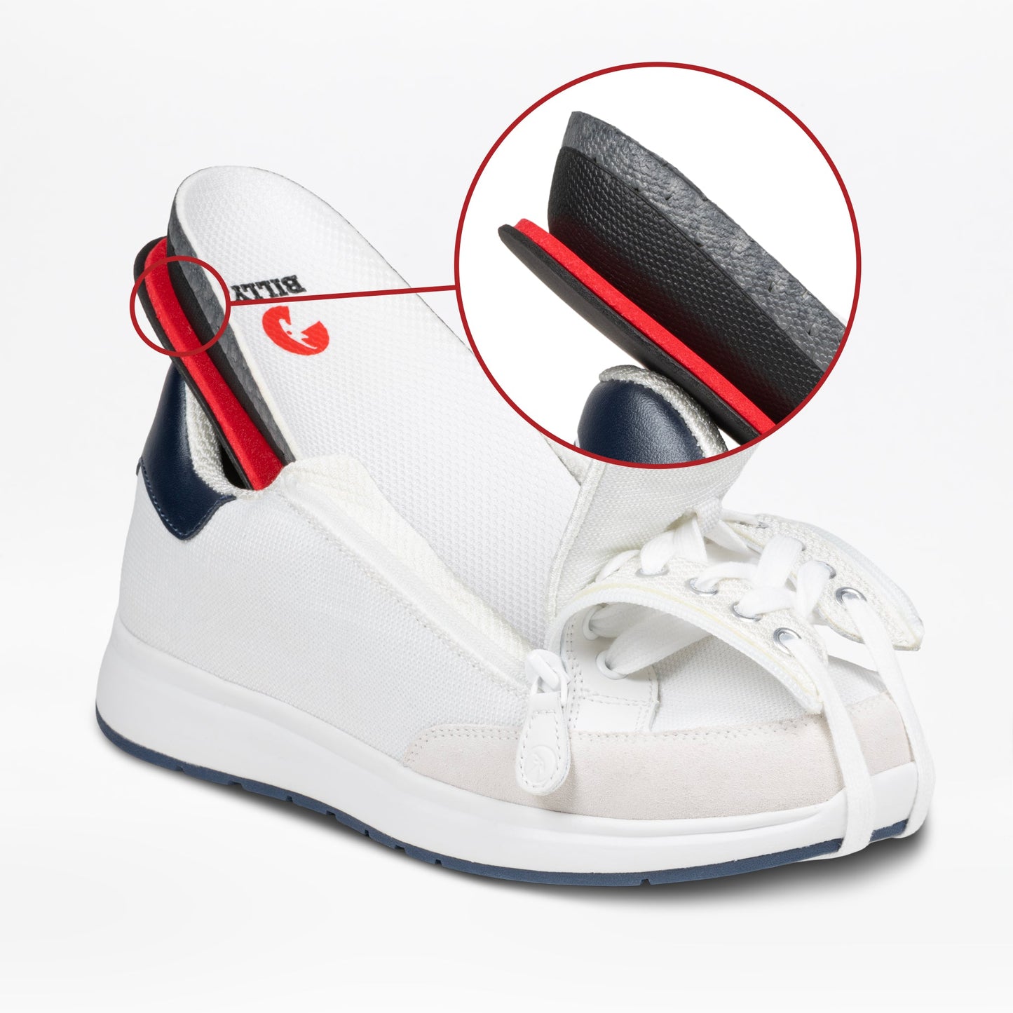 Erkek Beyaz/Lacivert BILLY Konfor Court