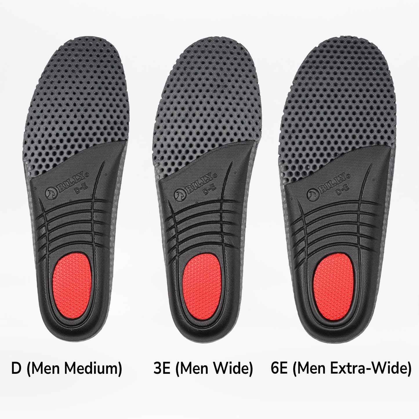 Erkek Siyah BILLY Konfor Tabanlıks