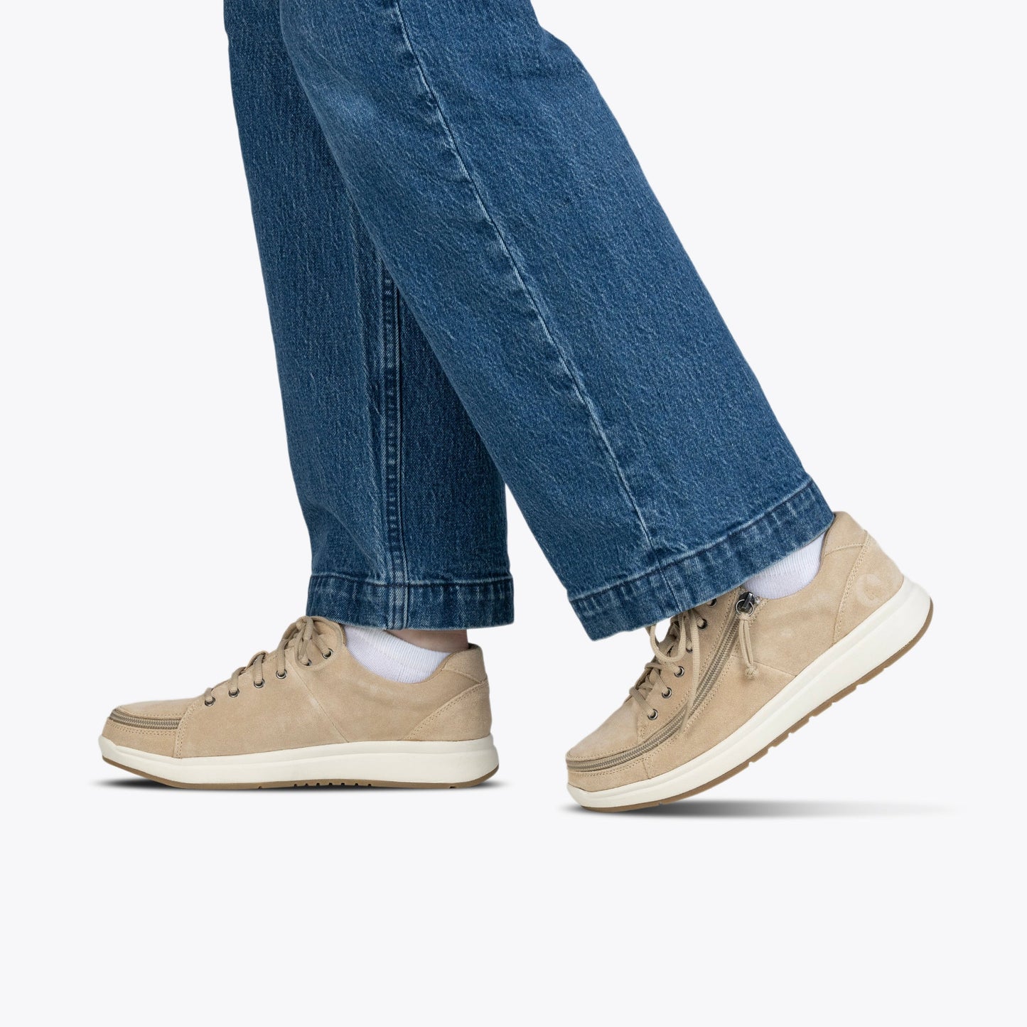 Kadın Bej Süet BILLY Konfor Alçak