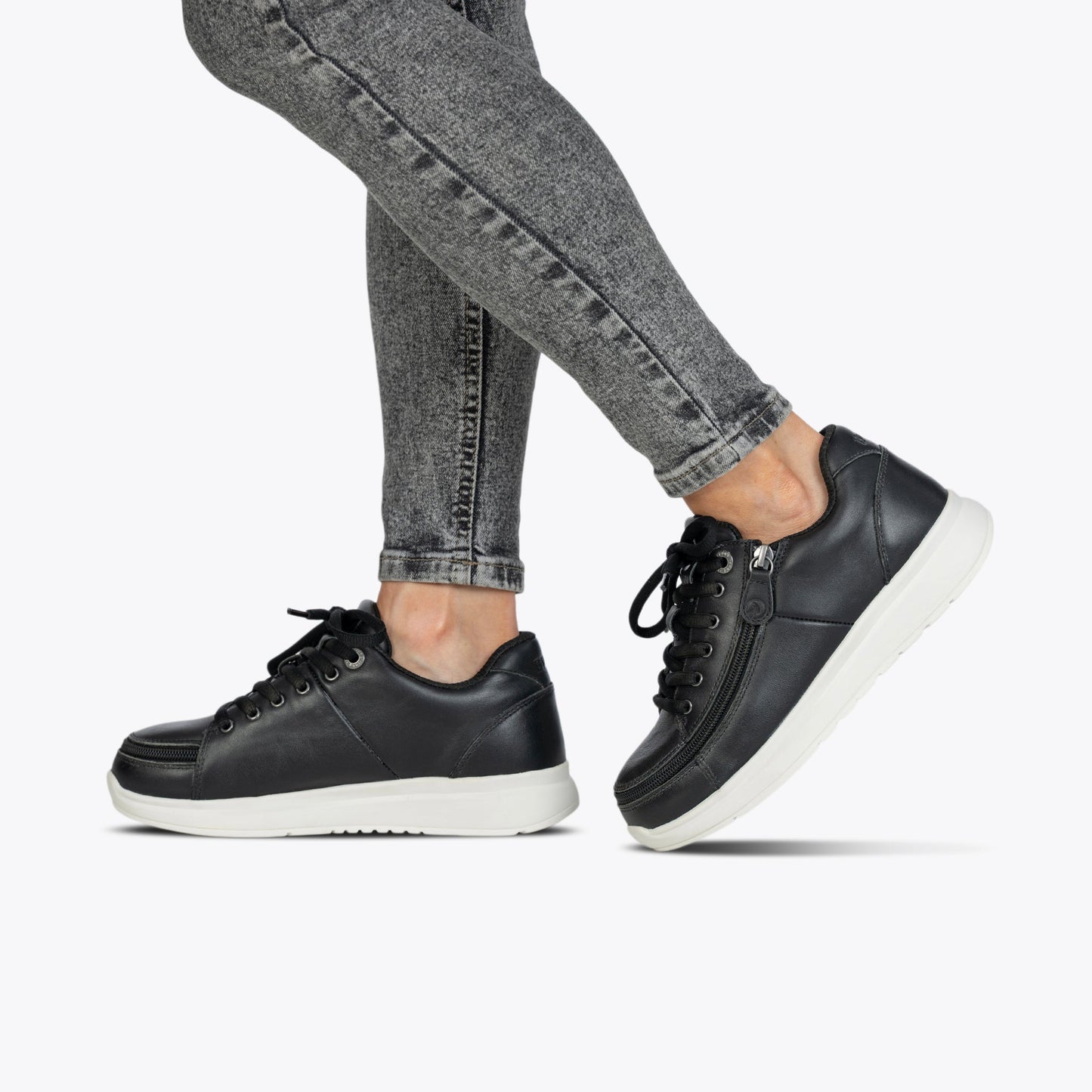 Kadın Siyah Deri BILLY Konfor Plush